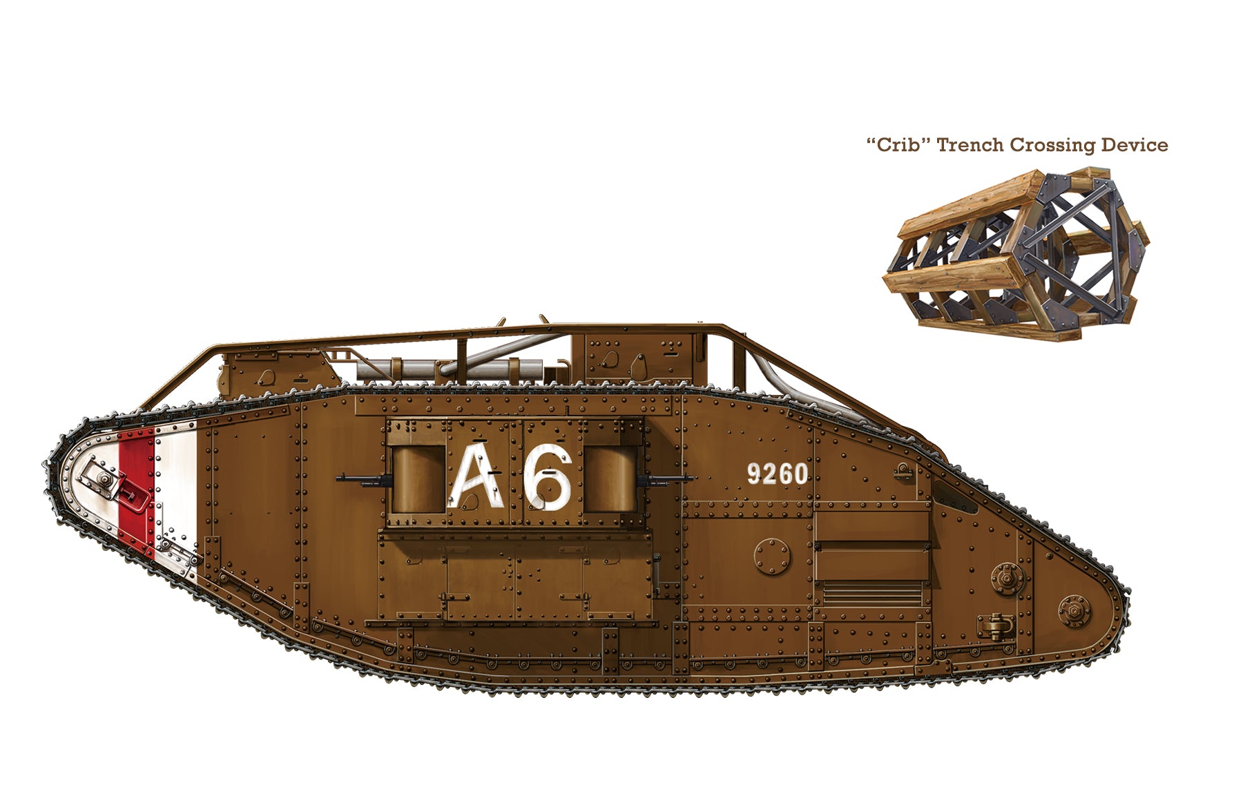 TS-029 - Meng 1/35 British Heavy Tank MK.V Female