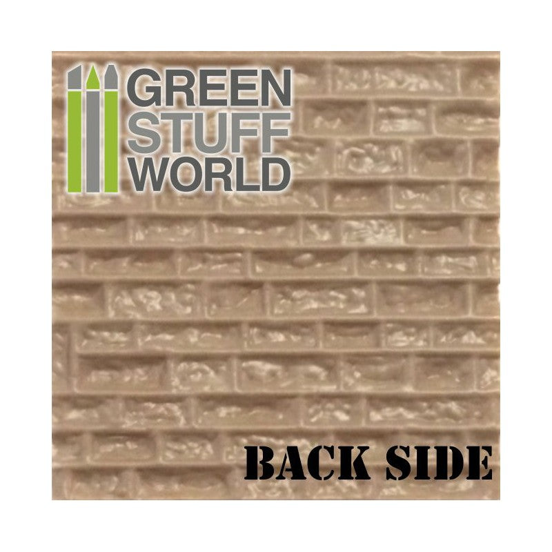 1109 - ABS Plasticard - Rough Rock Wall Textured Sheet - A4