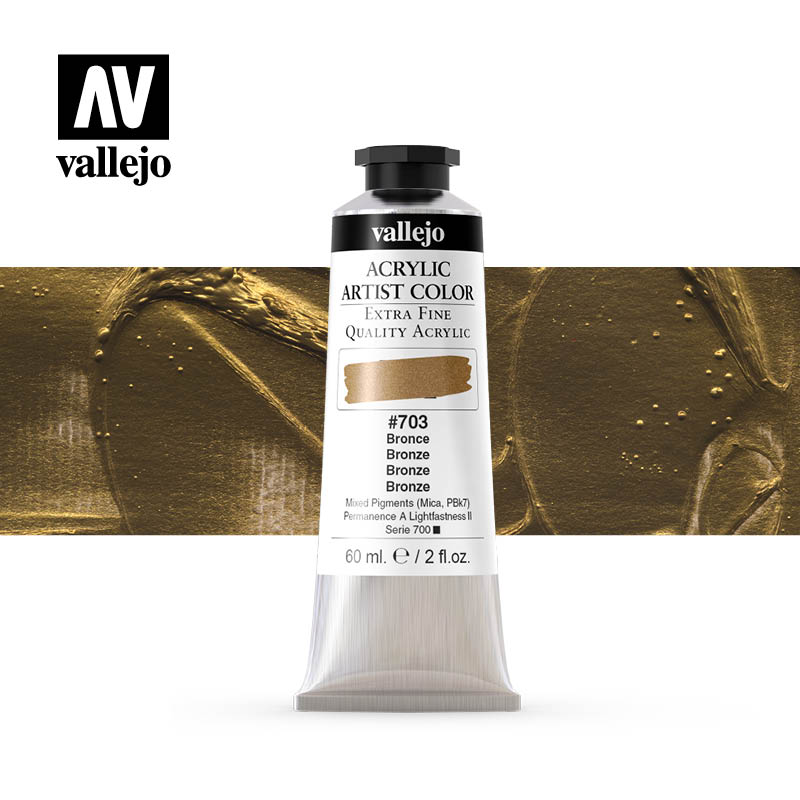 16.703 - Acrylic Artist Color - Bronze (Iridescent) - 60 ml