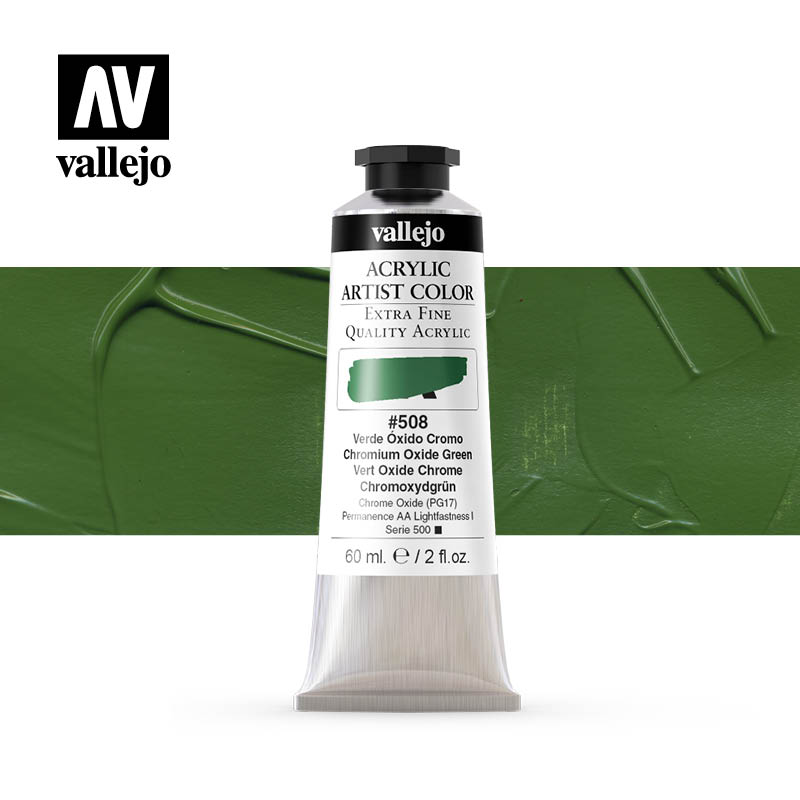 16.508 - Acrylic Artist Color - Chromium Oxide Green - 60 ml
