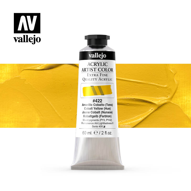 16.422 - Acrylic Artist Color - Cobalt Yellow (Hue) - 60 ml