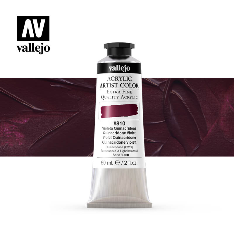 16.810 - Acrylic Artist Color - Quinacridone Violet - 60 ml