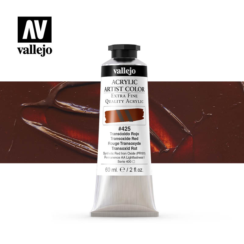 16.425 - Acrylic Artist Color - Transoxide Red - 60 ml