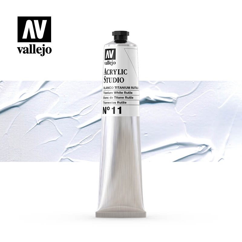 21.011 - Titanium White - Acrylic Studio - 58 ml