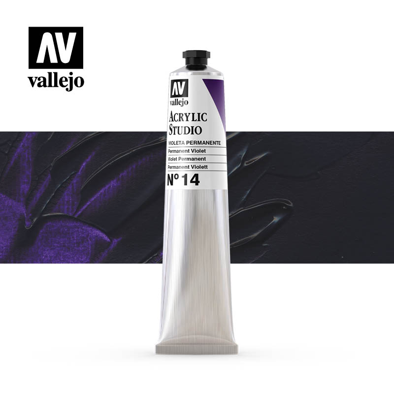 21.014 - Permanent Violet - Acrylic Studio - 58 ml
