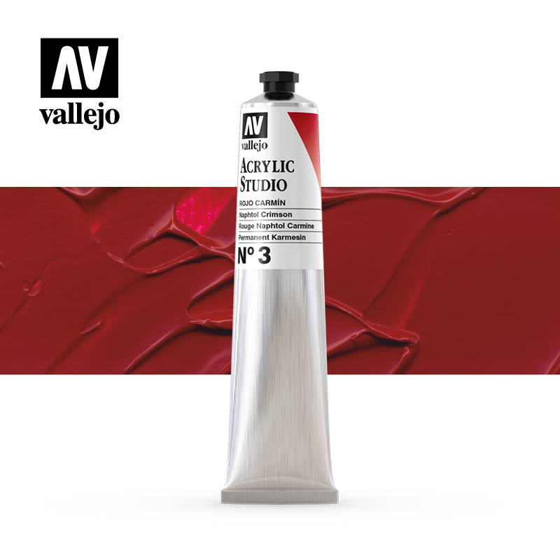 21.003 - Naphtol Crimson - Acrylic Studio - 58 ml