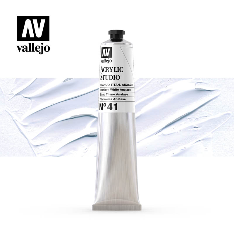 21.041 - Titanium White Anatase - Acrylic Studio - 58 ml
