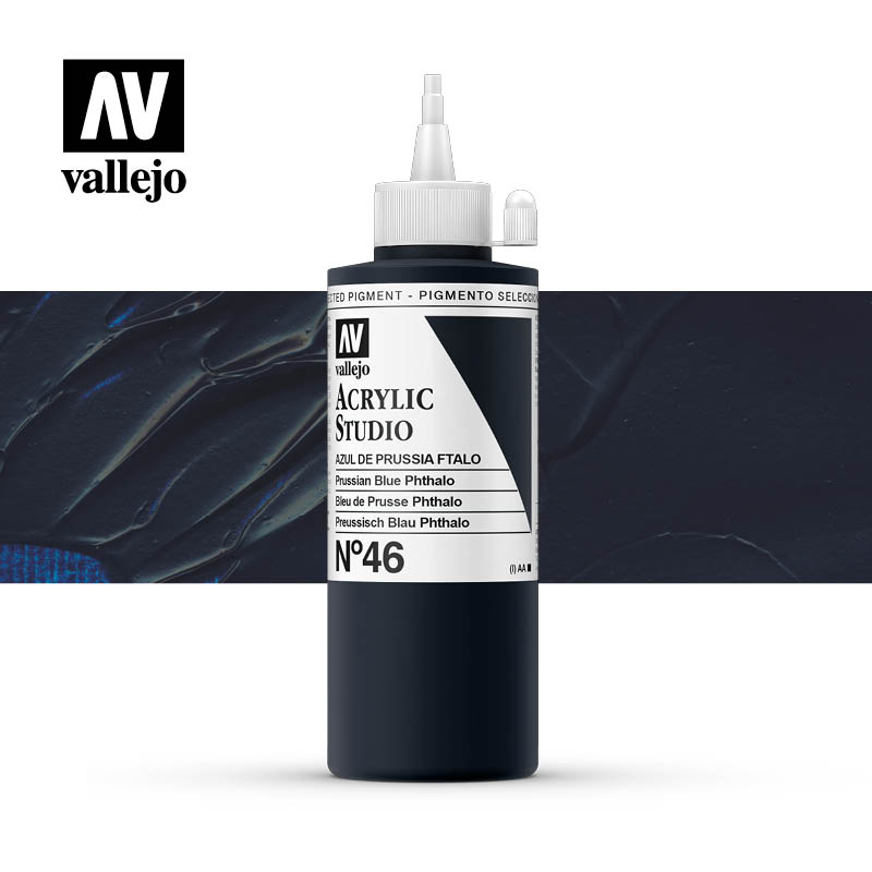 22.046 - Prussian Blue Phtalo - Acrylic Studio - 200 ml