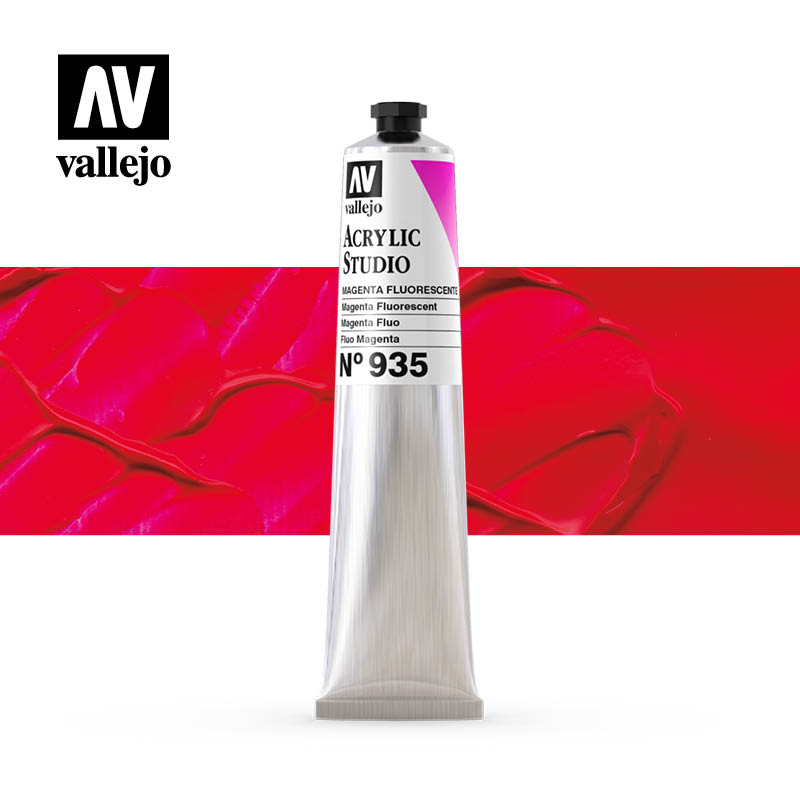 21.935 - Fluorescent Magenta - Acrylic Studio - 58 ml