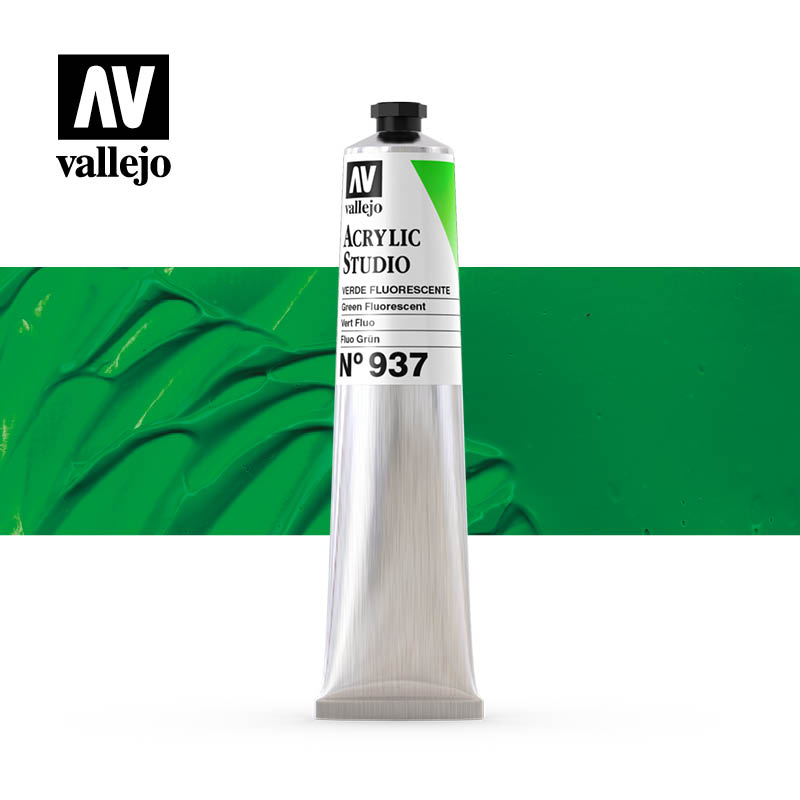 21.937 - Fluorescent Green - Acrylic Studio - 58 ml