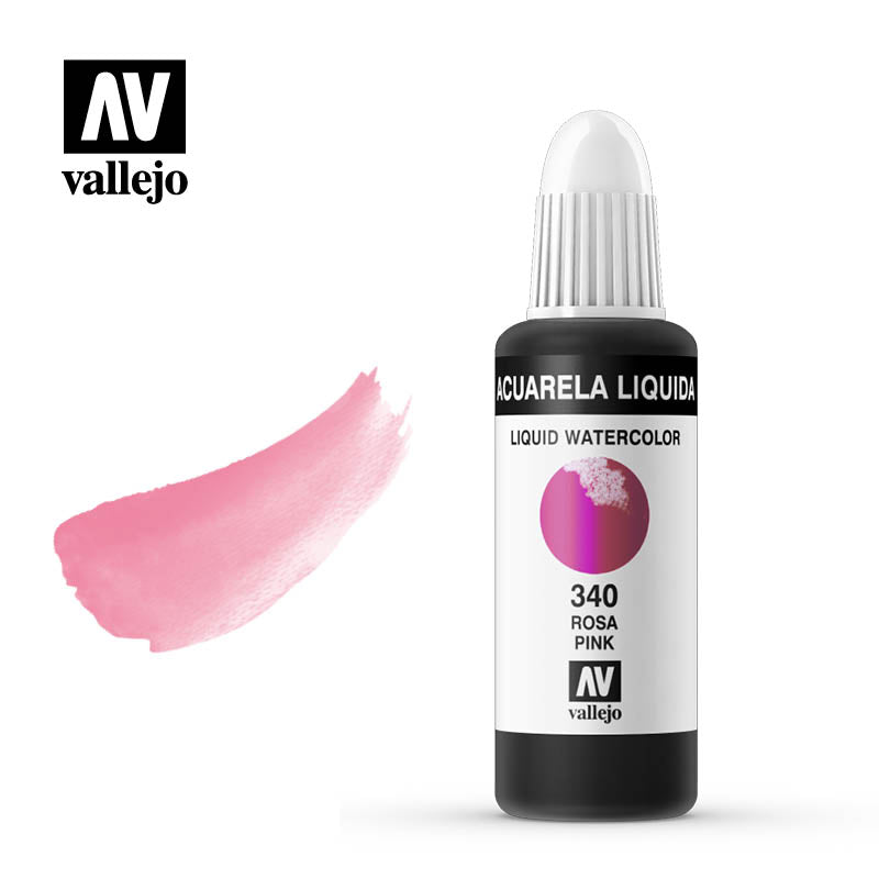 33.340 - Liquid Watercolor (Dye) - Pink 32 ml