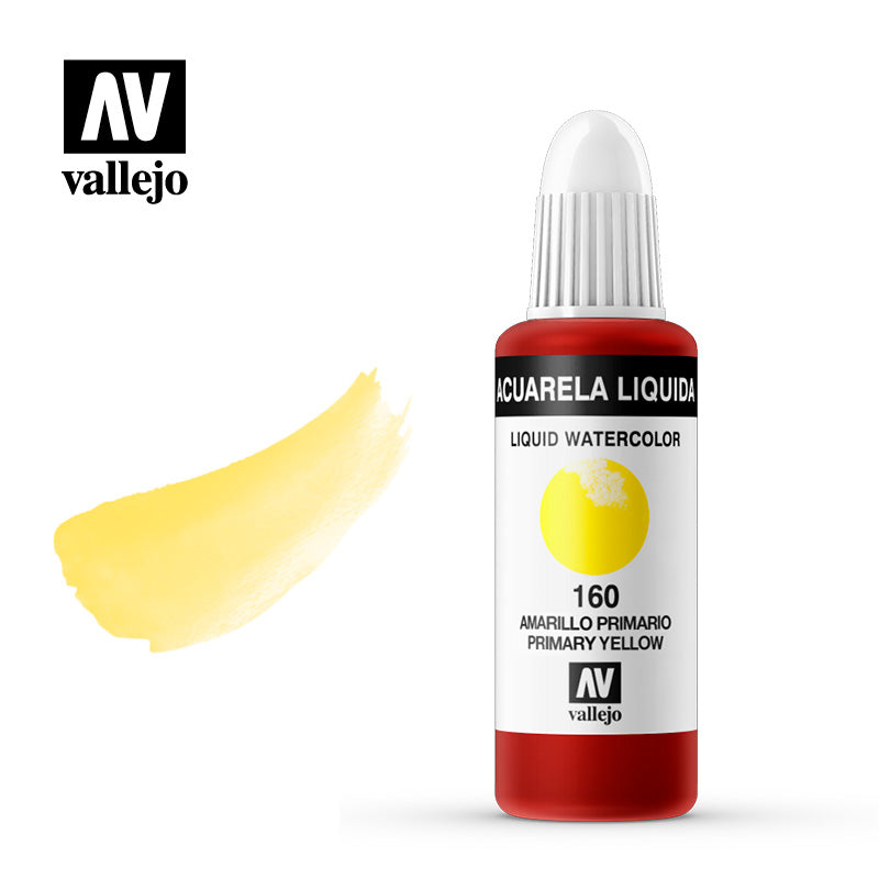 33.160 - Liquid Watercolor (Dye) - Process Yellow 32 ml