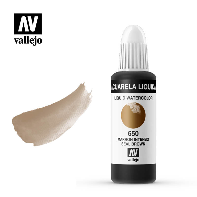 33.650 - Liquid Watercolor (Dye) - Seal Brown 32 ml