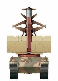 AH35A036 - WWII Rheintochter R-1 Missile Launcher on Panther II Chassis