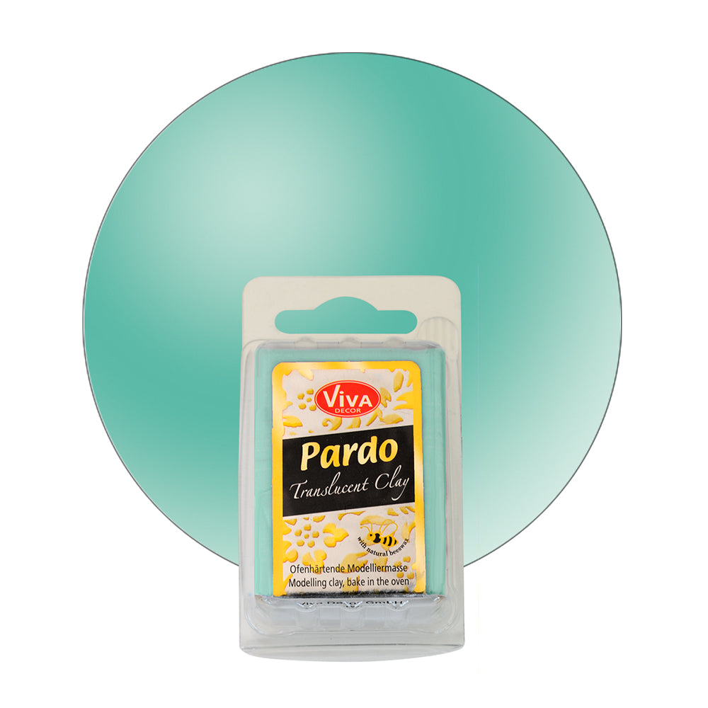 PARDO - Translucent Clay - Aqua Transparent - 56g