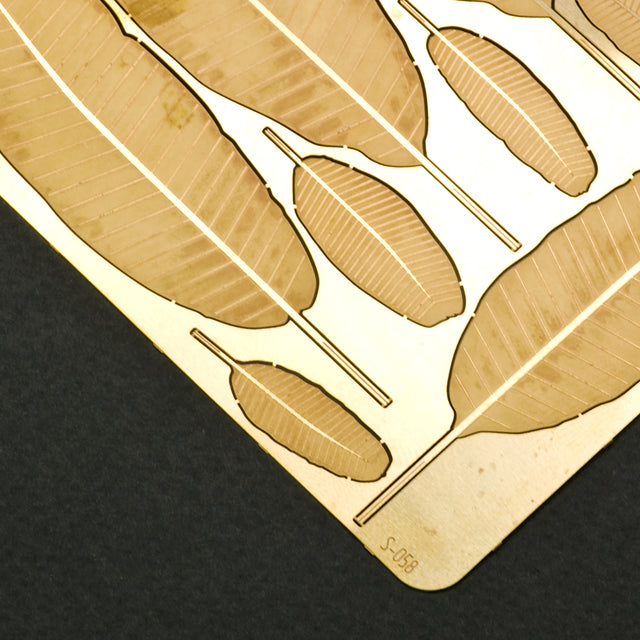 S-058 - Banana Leaves - Photo Etch set - Size M - 70 x 100 mm
