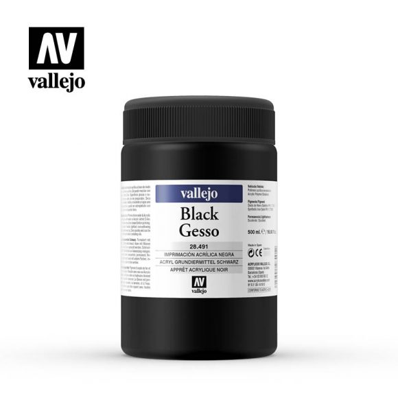 28.491 - Black Gesso 500 ml