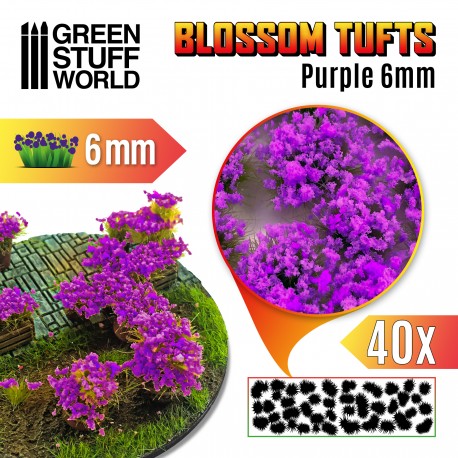 9283  - Purple Blossom Tuft
