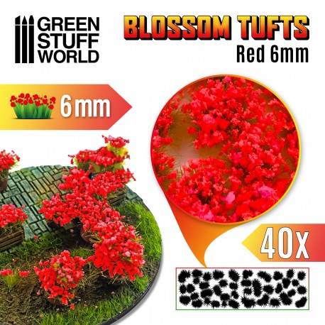 9280  - Red Blossom Tuft