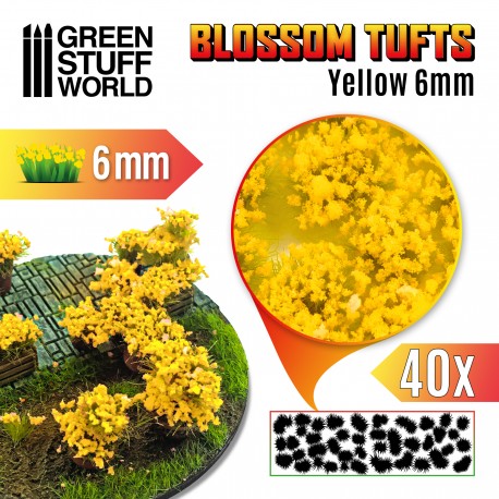 9282  - Yellow Blossom Tuft