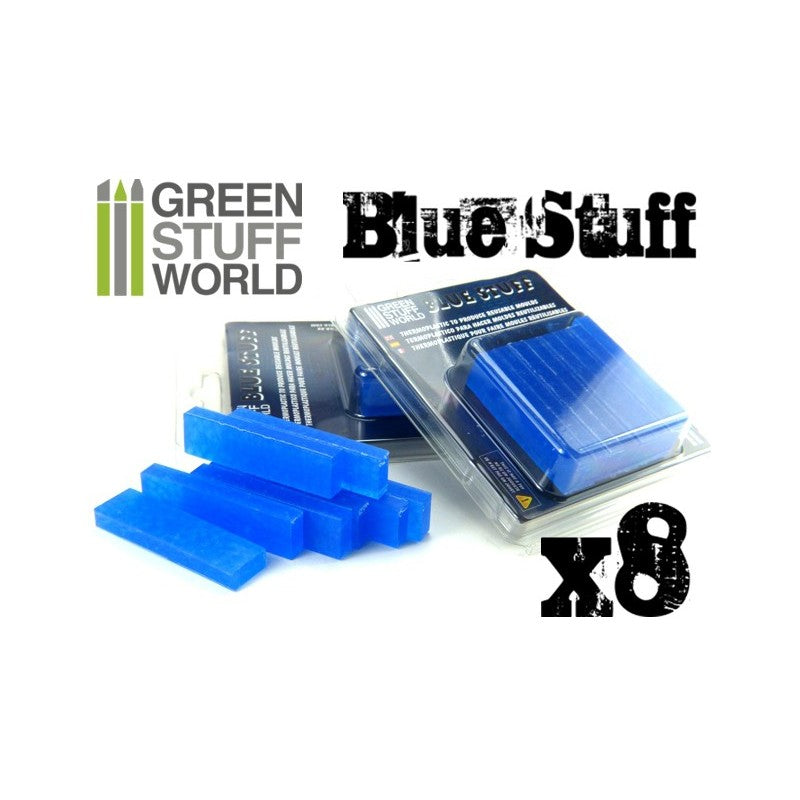 9016 - Blue Stuff Mold 8 Bars