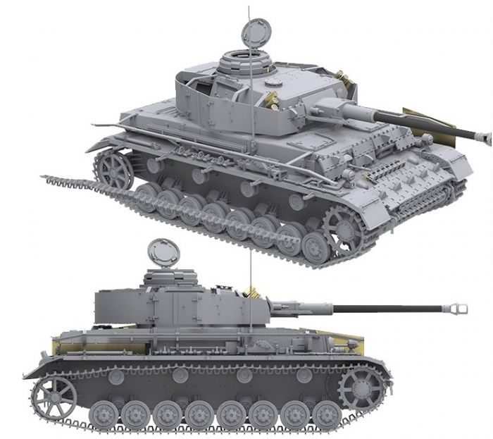 BT001 - Border Models 1/35 - German Pz.Kpfw.IV Ausf. G Tank 2 in 1 PE parts