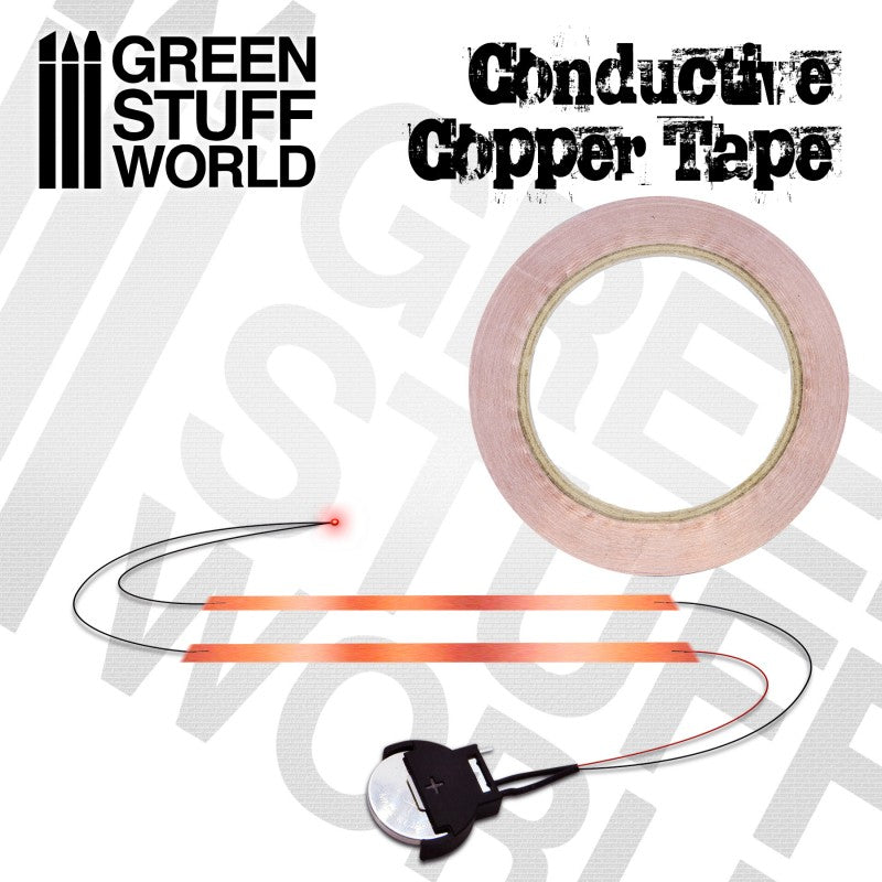 2165 - Conductive Copper Tape - (3 mm wide & 20 m long)