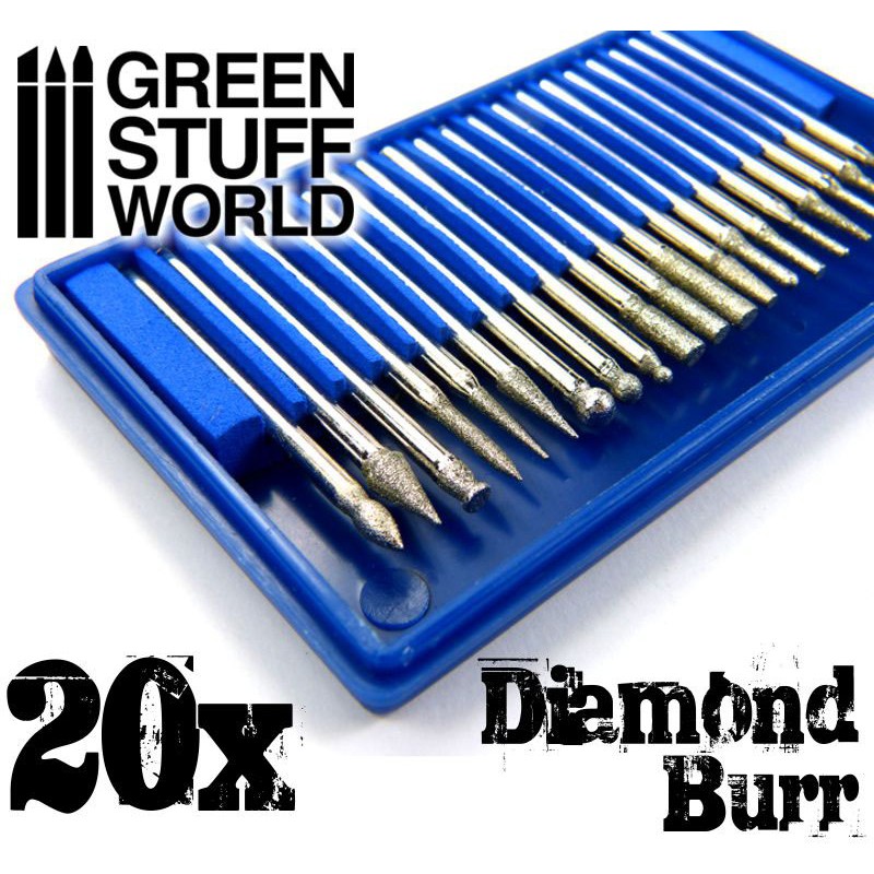 1446 - Diamond Burr Set (20 pcs)