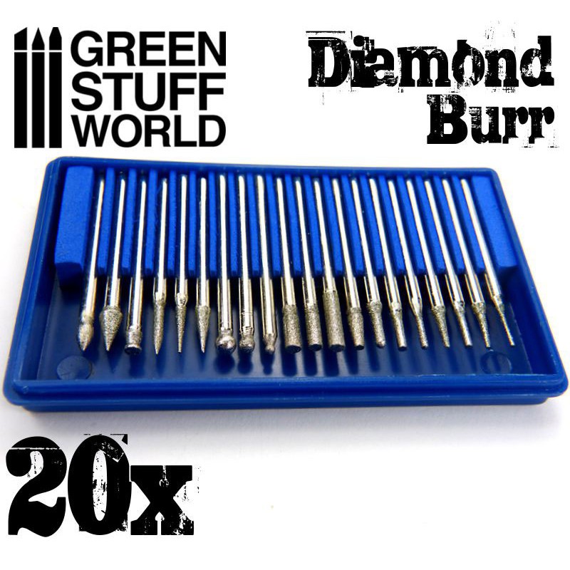 1446 - Diamond Burr Set (20 pcs)