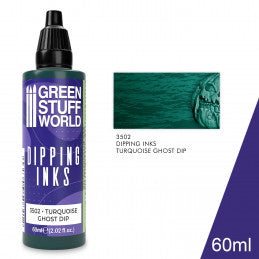3502 - Dipping ink (60ml) - Turquoise Ghost dip