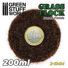 11149 - Grass Flock - BURNT FIELDS 2-3mm (200ml)