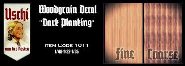 1007 - Coarse Woodgrain Large - DECALS (1/48 & 1/32)