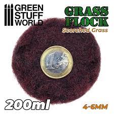 11160 - Grass Flock - SCORCHED BROWN 4-6mm (200ml)
