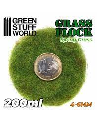 11157 - Grass Flock - SPRING GRASS 4-6mm (200ml)