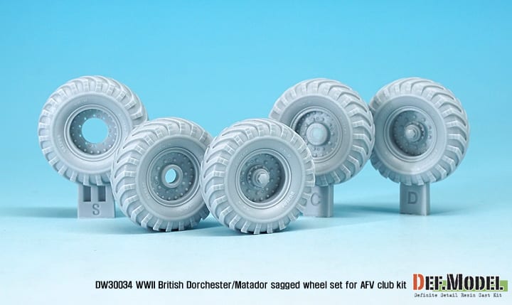 DW30034 - British AEC Dochester/Matador Sagged Wheel Set