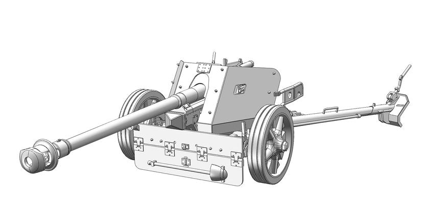 DW35027 - Das Werk - 1/35 German 7.5 cm Pak40 w/4 figures