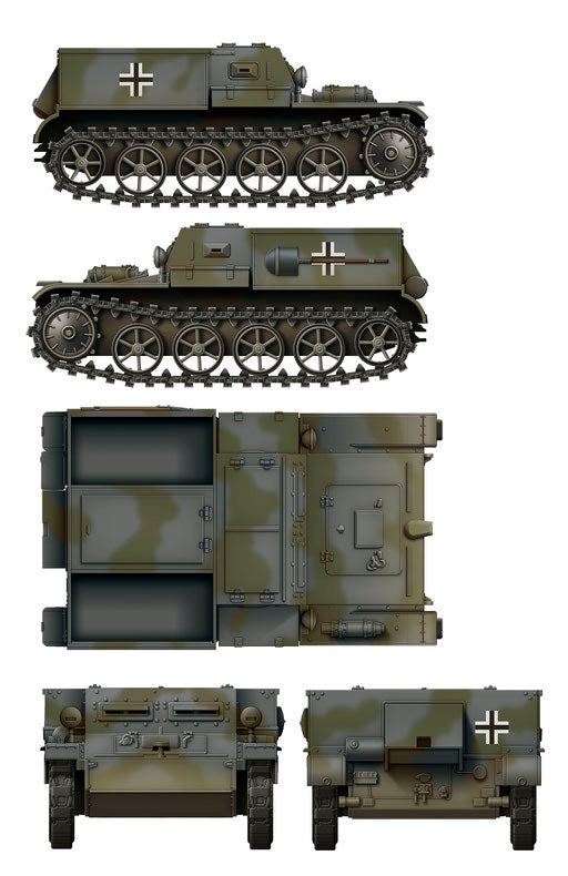 DW35016 - Das Werk - Gepanzerter Munitionsschelpper VK3.02