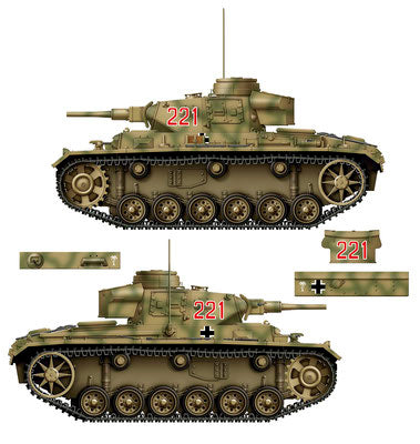 DW16002 - Das Werk 1/16 - Panzer III Ausf.J 3-in-1
