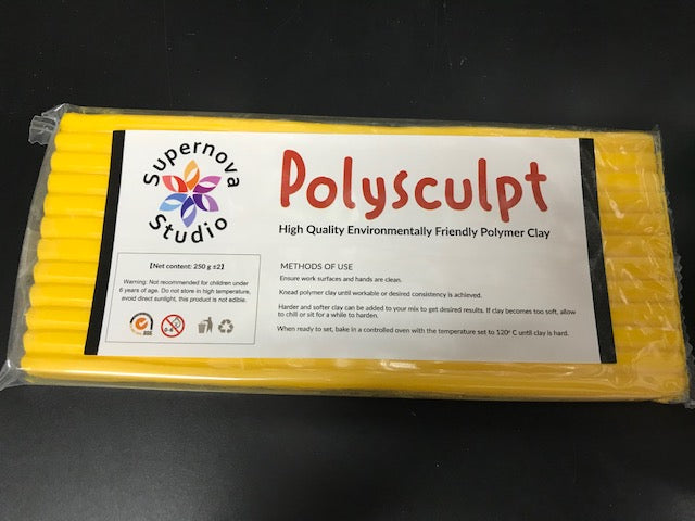 Banana Yellow Polysculpt™  Polymer Clay - 250g