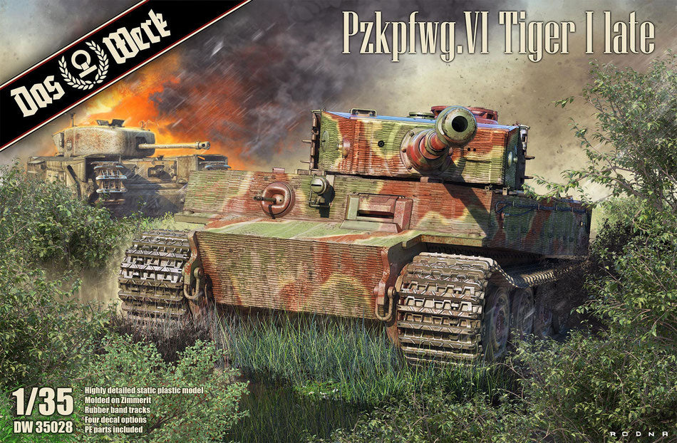 DW35028 - 1/35 - PzKpfwg.VI Tiger I late (Sd.Kfz.181)