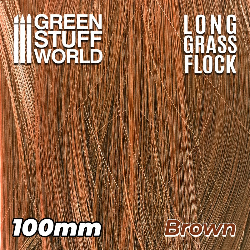 3351 - Long Grass Flock - Brown