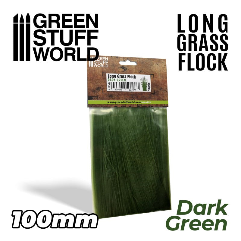 3347 - Long Grass Flock - Dark Green