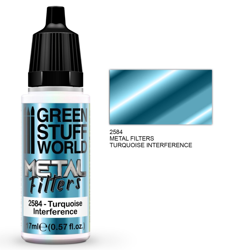 2584 - Metal Filter Turquoise Interference - 17 ml