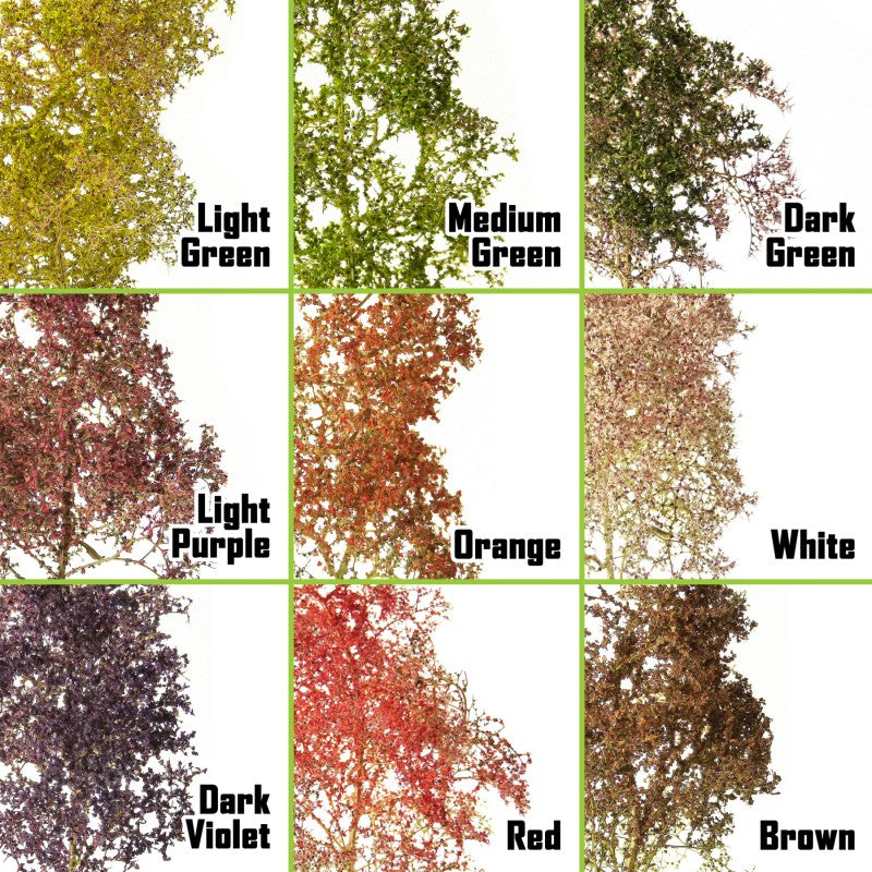 10606  - Micro Leaves Dark Green Mix