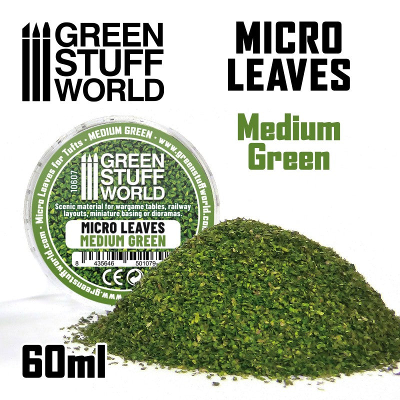 10607 - Micro Leaves Medium Green Mix