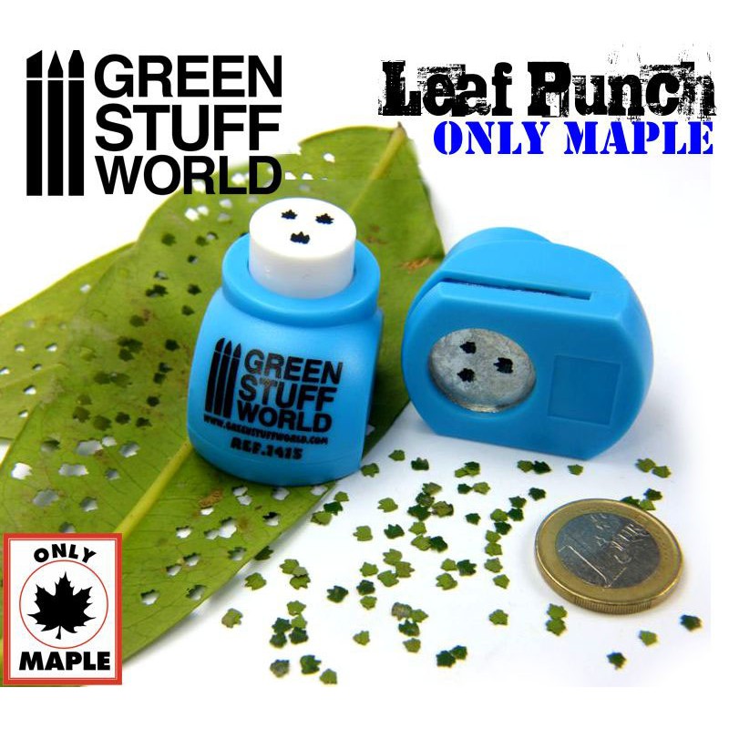 1415 - Leaf Punch - Maple Leaf (Medium Blue) 1:35, 1:43, & 1:48