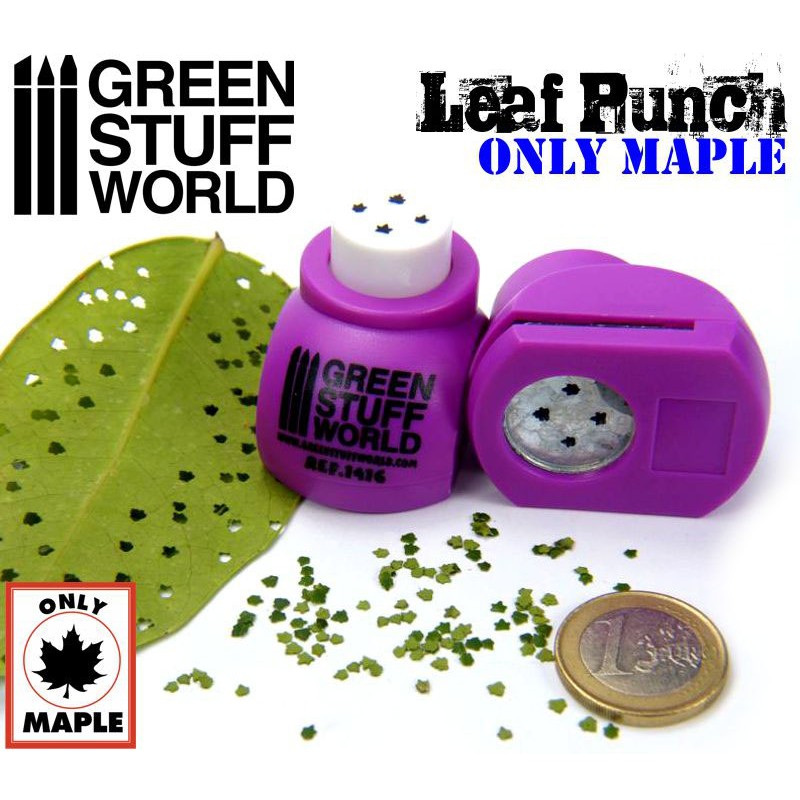 1416 - Leaf Punch - Maple Leaf (Medium Purple) 1:48, 1:65 & 1:80