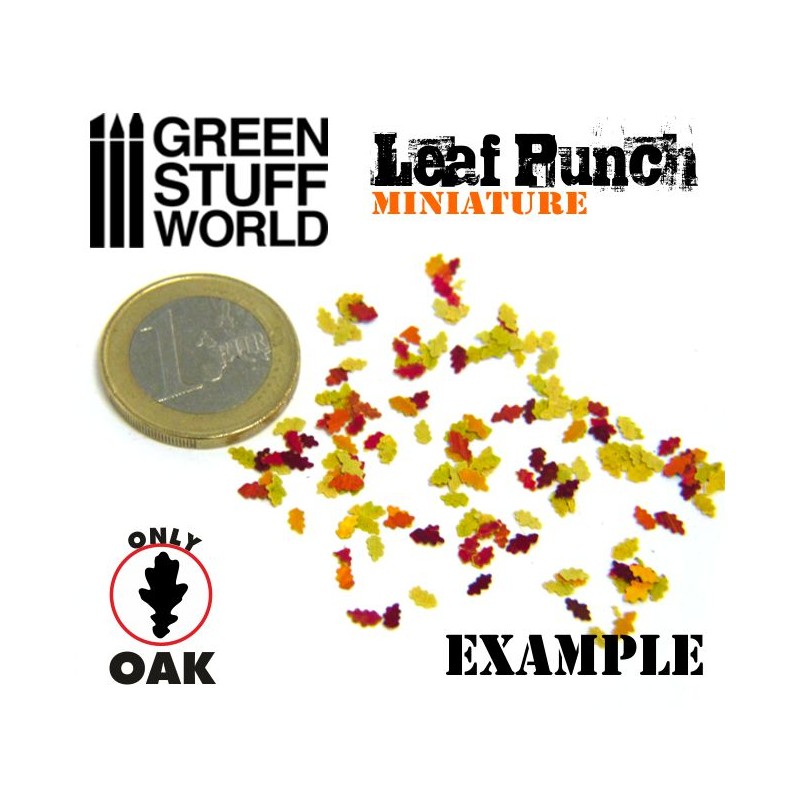 1354 - Leaf Punch - Mixed Oak Leaves (Orange) 1:43, 1:48 & 1:65