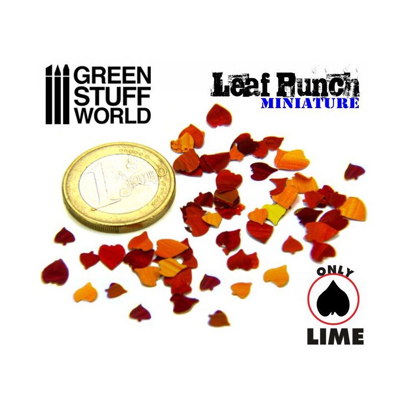 1311 - Leaf Punch - Lime Leaf (Dark Green) 1:16, 1:22 & 1:30