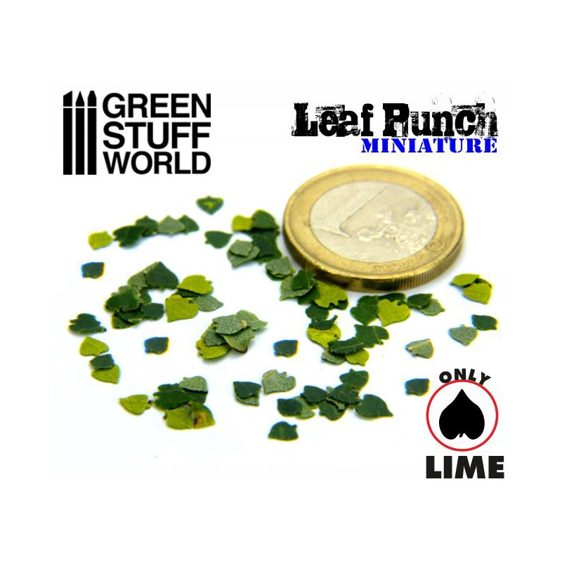 1315 - Leaf Punch - Lime Leaf (Dark Purple) 1:35, 1:43 & 1:48